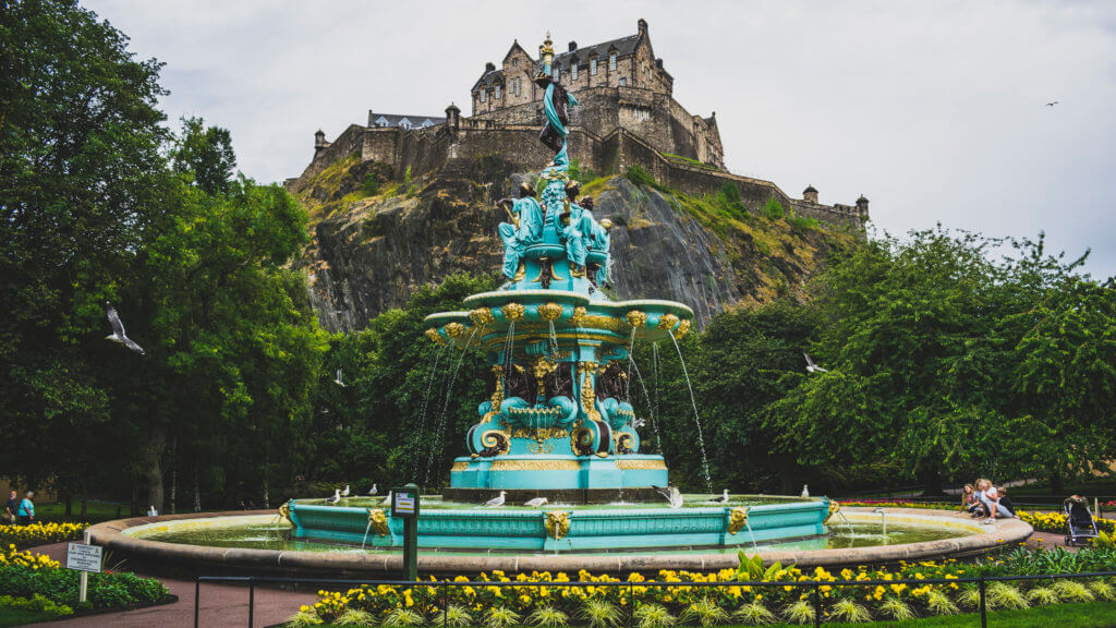 Schottland: Edinburgh - Ross Fountain