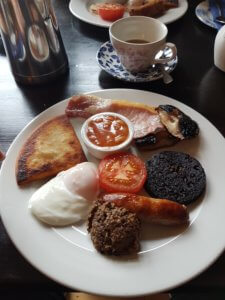 Schottland: Schottisches Frühstück im The Park Hotel Peebles